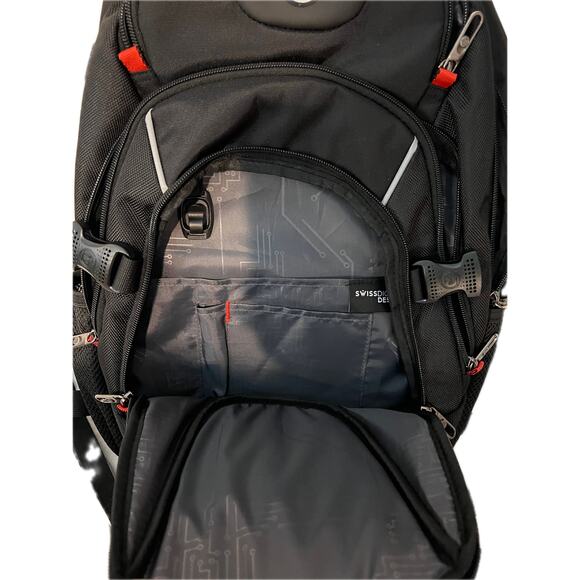 Swiss Digital Padded Laptop Backpack - Picture 3 of 6